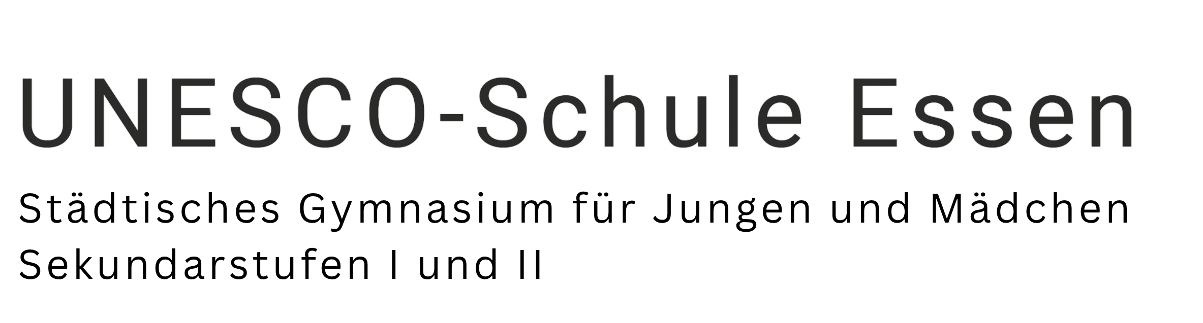 UNESCO-Schule Essen — Städtisches Gymnasium für Jungen und Mädchen, Sekundarstufen I und II